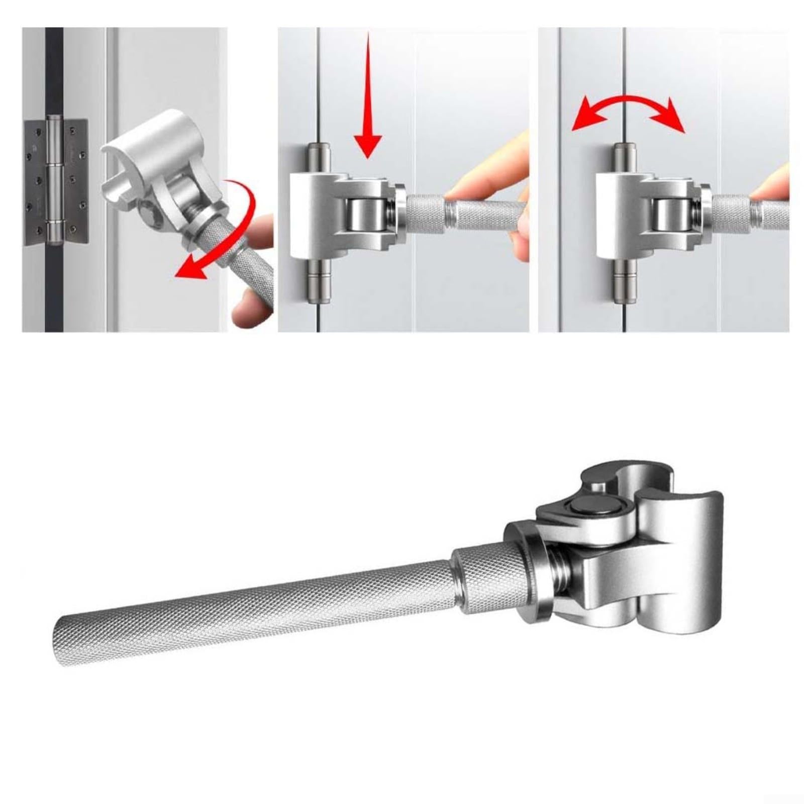 Regulowana zawias drzwiowy ze stali walcowanej, precyzyjne narzędzie do regulacji drzwi wiszących, 193 mm, do drzwi przeciwpożarowych i drzwi bezpieczeństwa w domu i w profesjonalnym miejscu