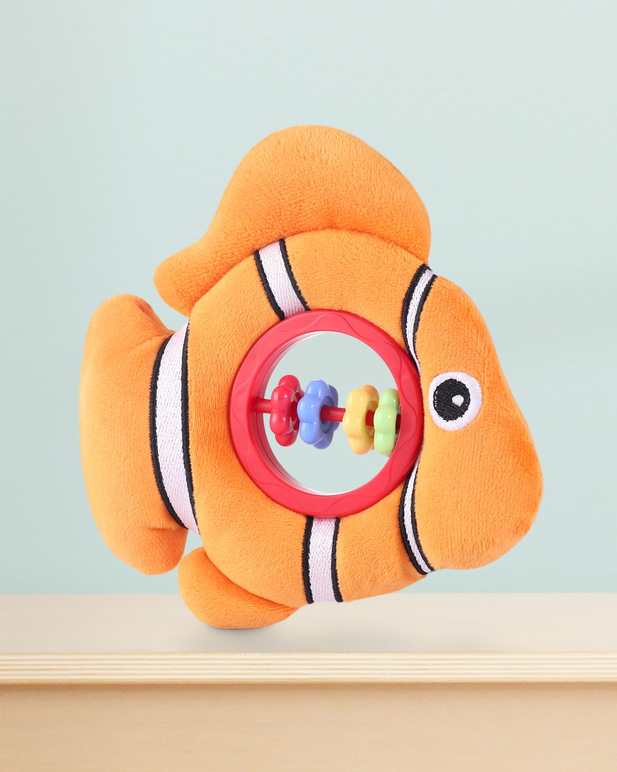 Bonfino Plush Fish Rattle Toy | Non Toxic Rattle for Babies| Colorful Animal Rattle for New Born Baby |Development Toy for Infants 0 to 24 Months |Sound Toys for Babies |Best Birthday Gift - Orange (B0CYHC93VJ) Amazon Price History, Amazon Price Tracker