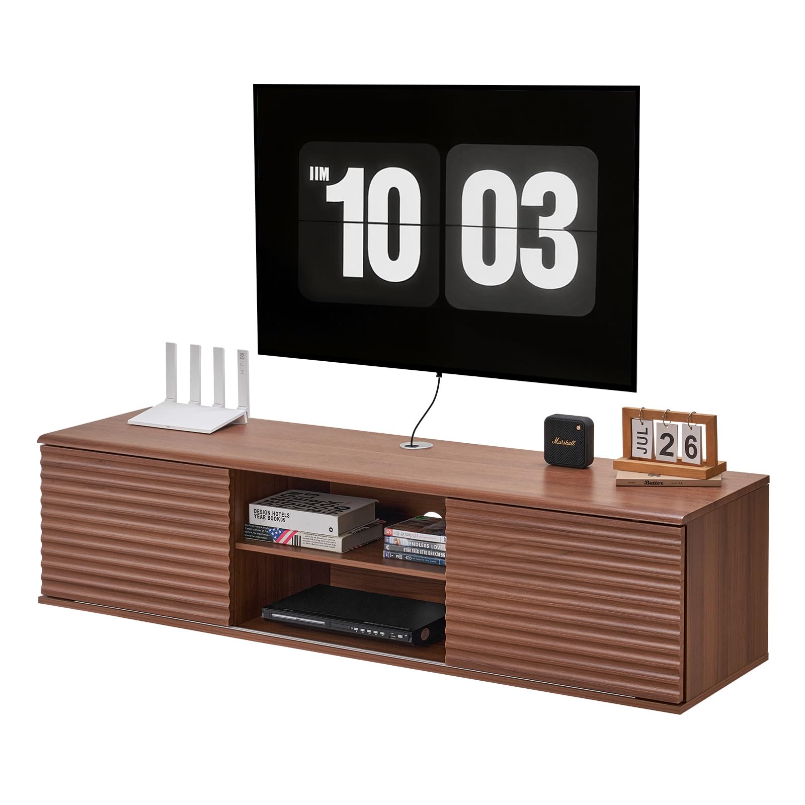 Amazon.com: VEVOR Floating TV Stand, 60