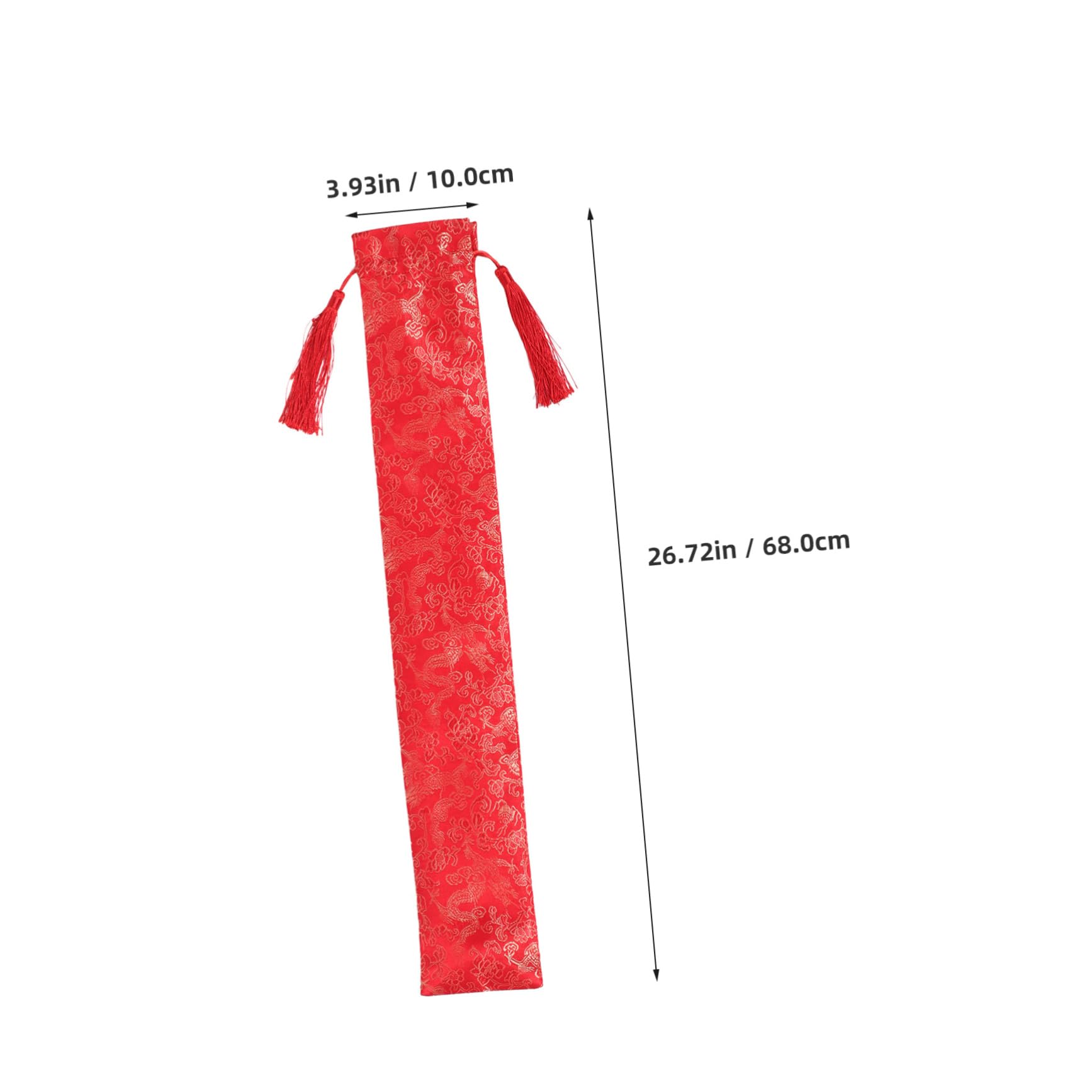 VICASKY Mahjong Rack Sleeve Drawstring Bag Mahjong Pusher Protective Cover Rack Pouch for Mahjong Game Supplies Soft Sturdy Mahjong Accessory