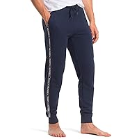 Tommy Hilfiger Pantaloni da Jogging Uomo Sweatpants Lunghi, Blu (Navy Blazer)