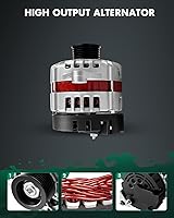 Vista 5 de SCITOO Alternador Compatible con Chevrolet Aveo 04-08, Aveo5 06-08 y con Pontiac Wave 05-08 y con Suzuki Swift+ 04-08, L4 1.6L- 12V 85 Amp CW Polea