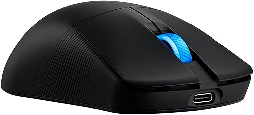 Miniatura 13 de ASUS ROG Harpe Ace Mini mouse inalámbrico para Esports de diseño pequeño y compacto, para diestros, 49g de peso ligero, conectividad Tri-Mode, 36K