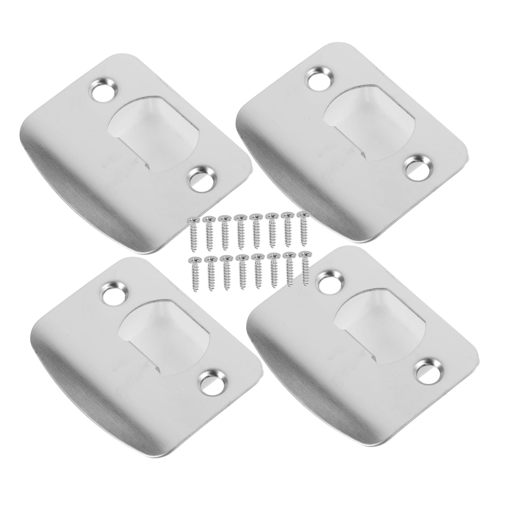 Operitacx 20 Ensembles De Serrures À Boucle À Languette Pour Portes Serrure À Glissière De Porte Serrures De Porte Gâche De Porte Renfort De Porte Plaques De Porte Plaque De Couverture De