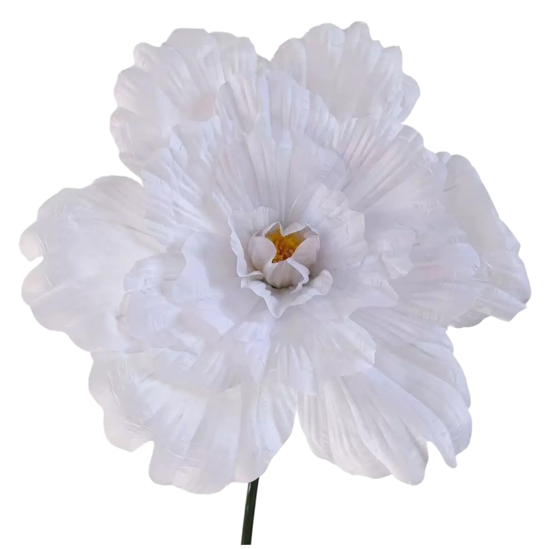 Comebachome Tissue Paper Flowers, Giant Paper Flowers, Large Artificial Peony - 23.6" Flower Bouquet For Wedding Welcome, Wall Decor & Event Photo Props, White, Uso al aire libre