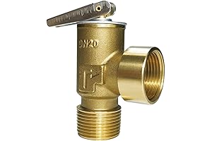 3/4 NPT Safety Boiler Relief Valve 30 PSI