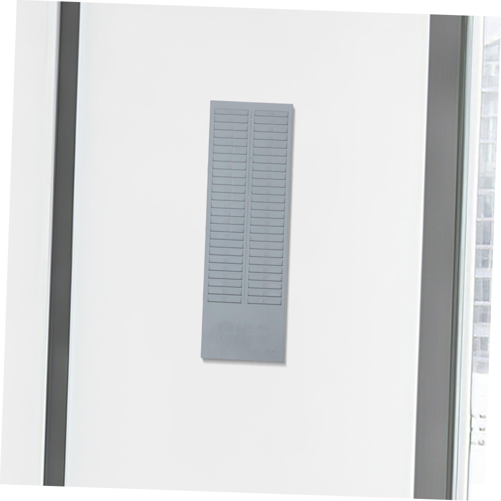 Sewroro Ausziehbares Wandkartenhalter Rack Fächer Kunststoff Kartenhalter Büro Lager Organizer mit Nummernaufklebern für Anwesenheits und Mitgliedskarten Robust Langlebig und Praktisch