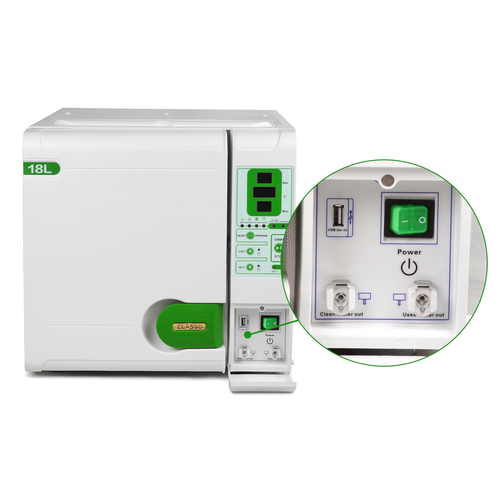 Amazon.com: JY-18 US Getidy Class B Dental Medical 18L Pre-Vacuum