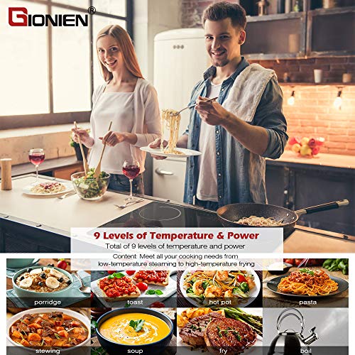 Gionien GTM724T Electric Cooktop 30 Inch 220V~240V, Drop-In Ceramic Cooktop Stove Burner,4 Burners Glass Cooktop thumb #6