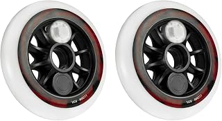 JHKJ Light Up Inline Wheels Replacement Wheels 90mm 100mm 110mm 85A flash professional speed Speed Replacement Wheels 2 Pack