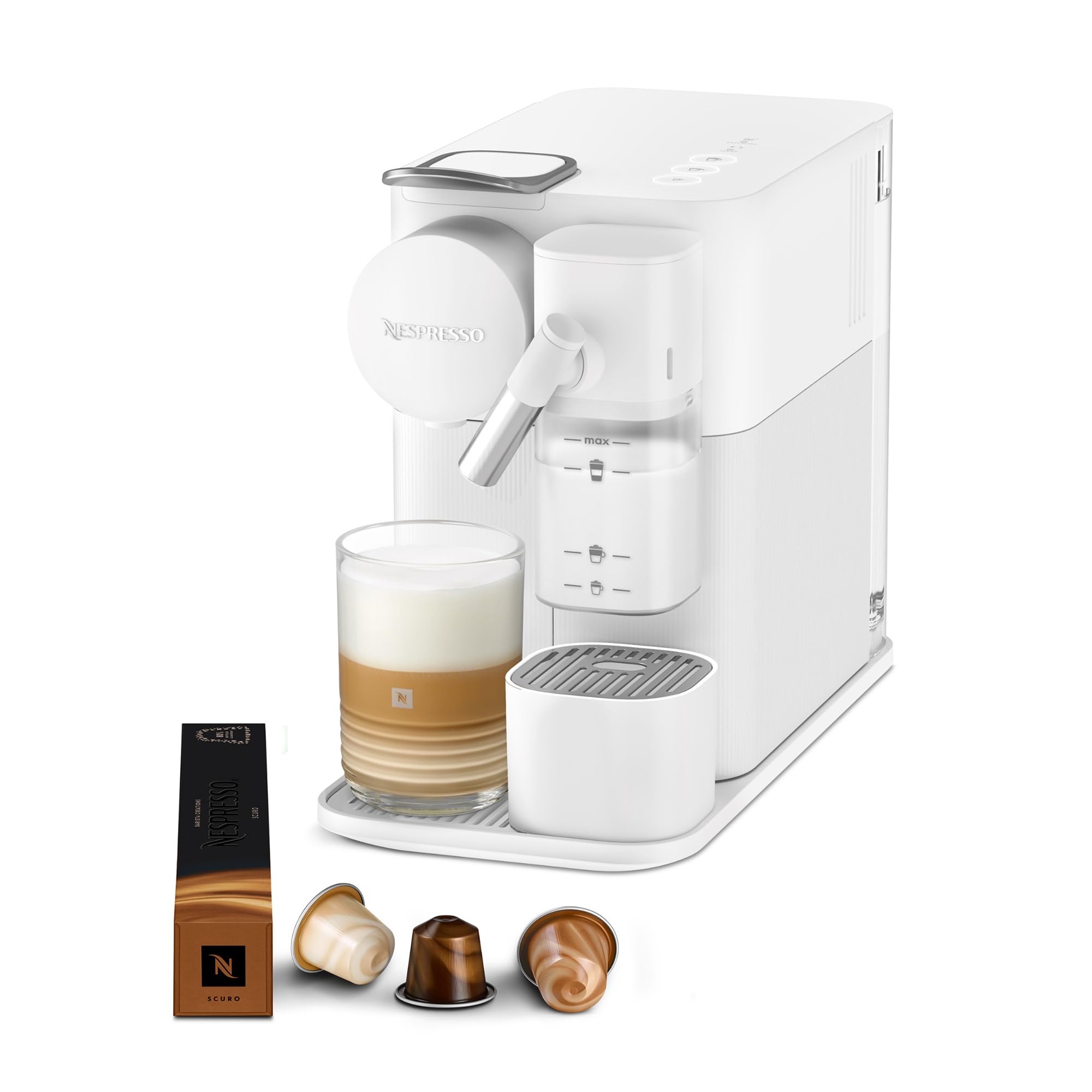 Nespresso Lattissima One Coffee Machine, White, F111-ME-WH-NE: Buy