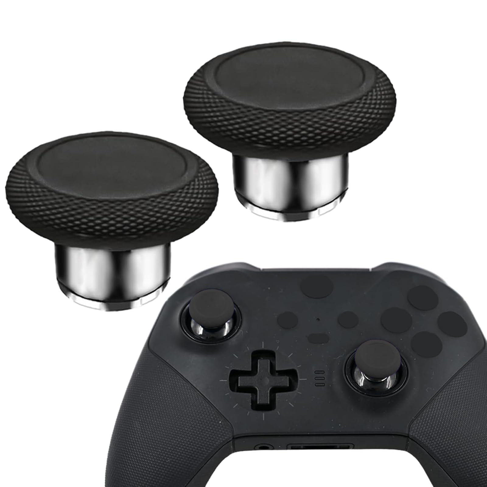 2 in 1 Thumbsticks Replacement for Elite Series 2 Core Controllers(Black)