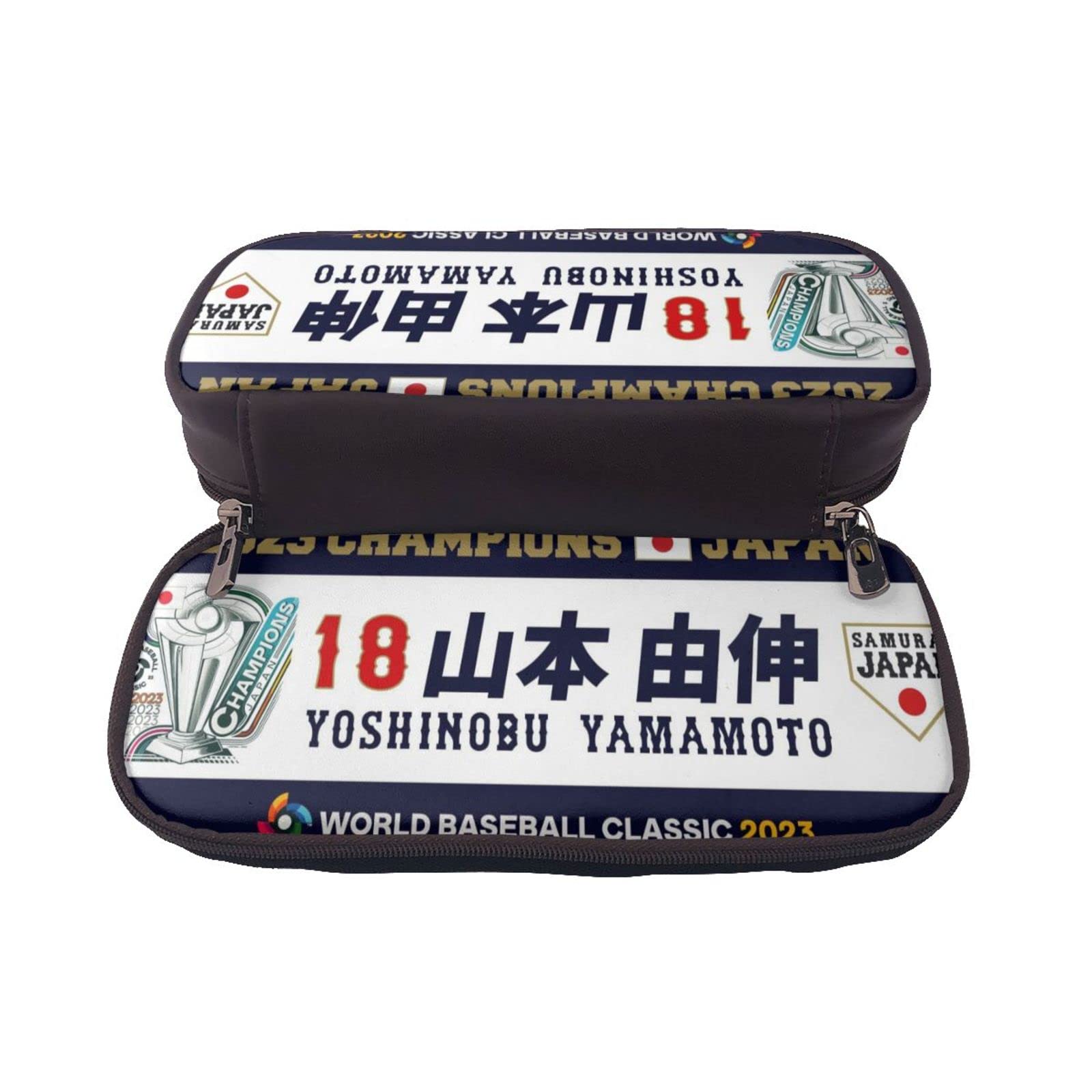 Amazon.co.jp: 侍ジャパン 番號18 山本 由伸 野球応援 ペンケース 多