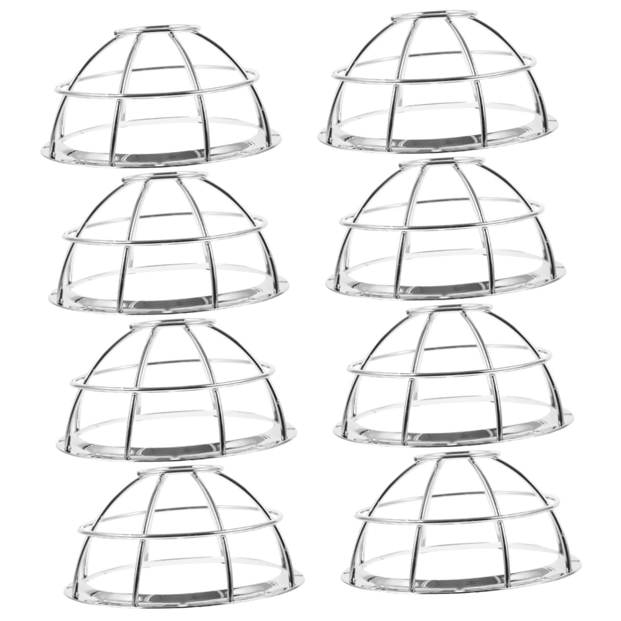 ERINGOGO 8 Pièces Protège-détecteur Acier Inoxydable de Protection Filaire Couverture Protectrice pour Capteurs Domestiques et Commerciaux