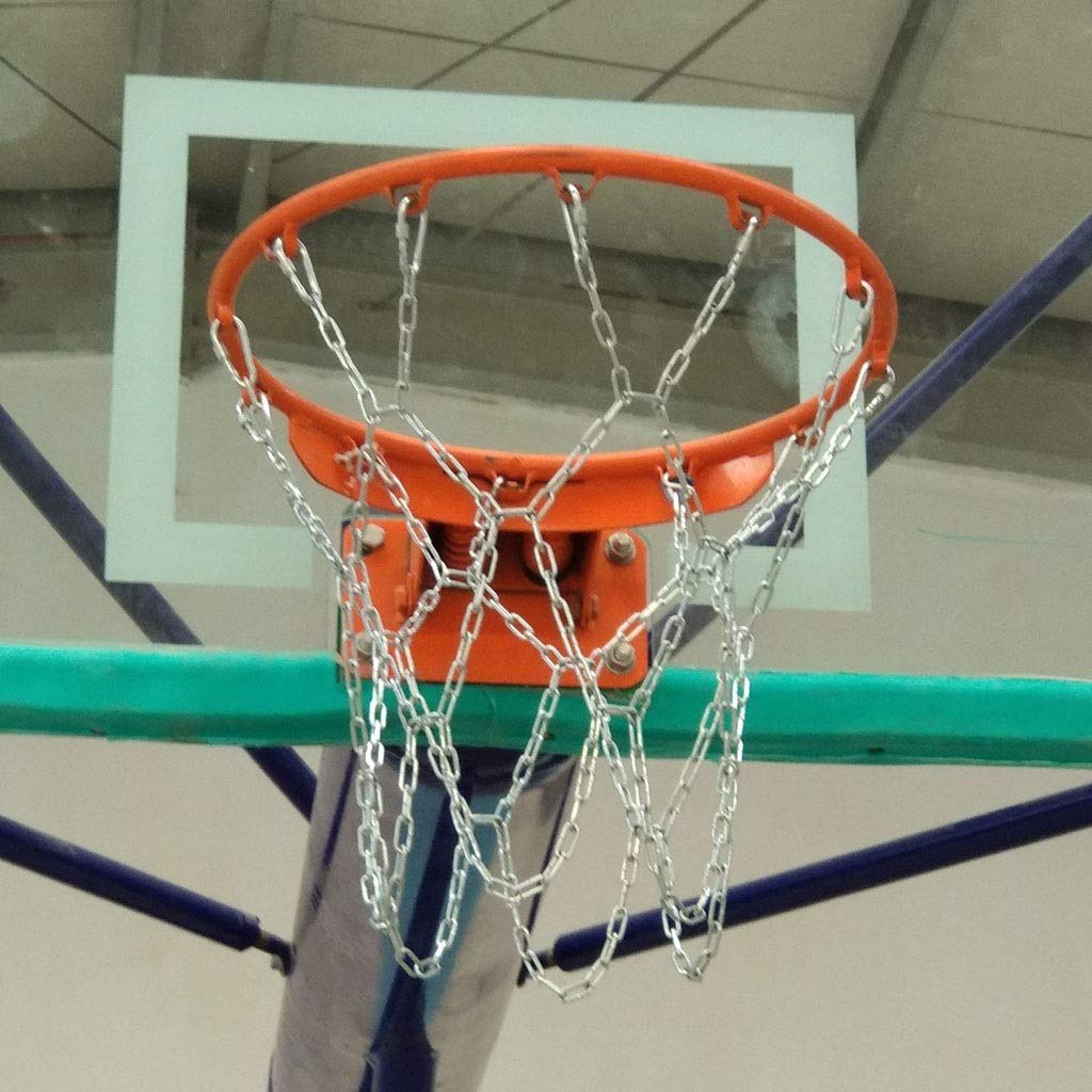 XingLi Iron Chain Basketball Net Professional Standard Heavy Duty Basketball Net?with Spring Buckle?