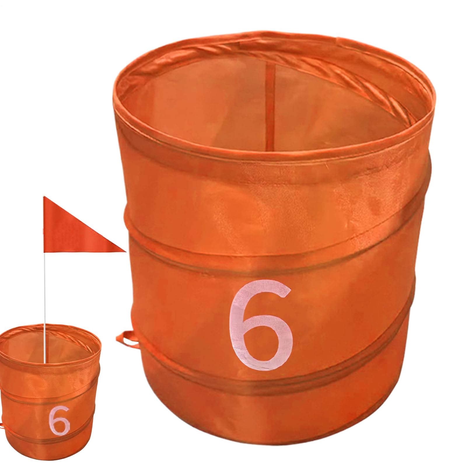 Backyard golfGame Bucket Set - Complete 6-Hole Lawn golfKit with Colorful Flags, Lightweight Balls, Fiberglass Flag Sticks, and Storage Bag | Fun for Kids and Adults, Perfect for Backyard, Parks, an
