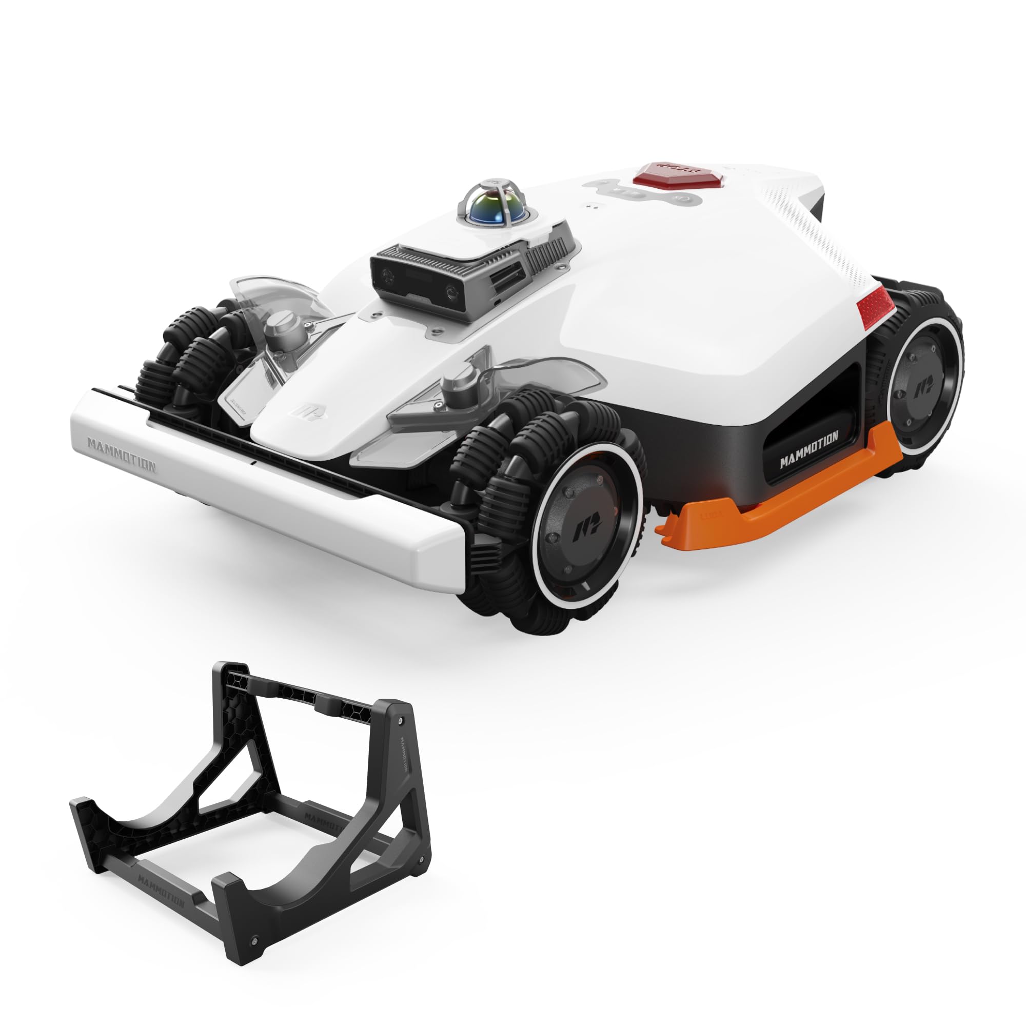 MAMMOTION LUBA 3 AWD 1500 Robot Tosaerba con Supporto per Autolavaggi, LiDAR+Doppia Telecamera AI Vision a 360°, Trazione Integrale per Pendenze all'80%, Gestione Multizona