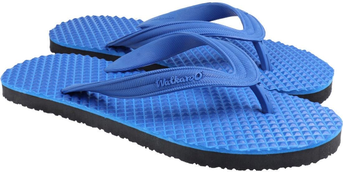 WALKAROO 5 Mens Regular use Slippers for Indoor and Outdoor - Blue (B0CST2FLG9) Amazon Price History, Amazon Price Tracker