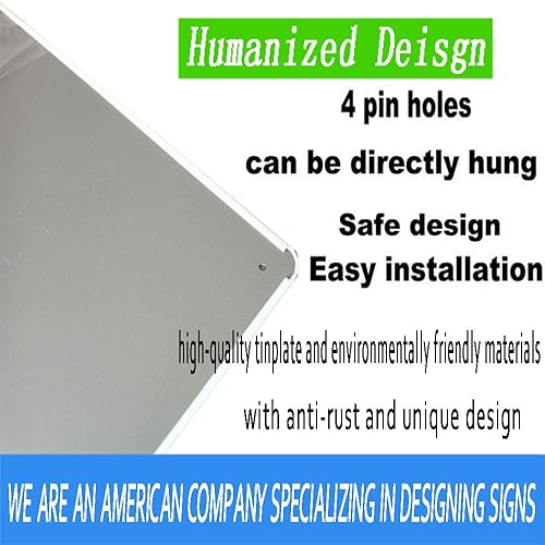 Placa de advertencia de calle Metal Tin Please Do Not Litter Por Favor No Bote Basura Room 8.0 x 12.0 in, decoración de aluminio para pared de