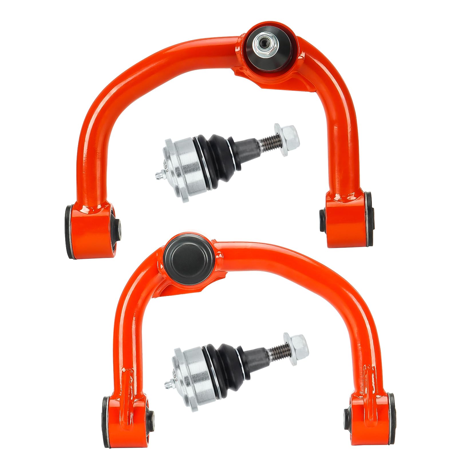 Photo 1 of 2-4" Front Upper Control Arms Fit for Ford F150 2004-2020 with Ball Joint, Adaption 2-4" Lift Suspension Kit Adjustable Control Arm w/Ball Joint, Replacement Factory Suspension Arms