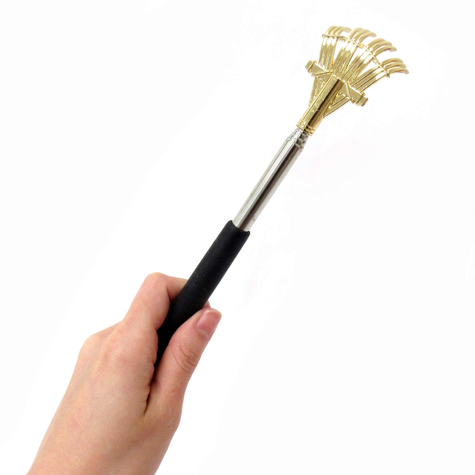 Amazon.co.jp: 伸びる孫の手背中かき熊手柄 : DIY・工具・ガーデン