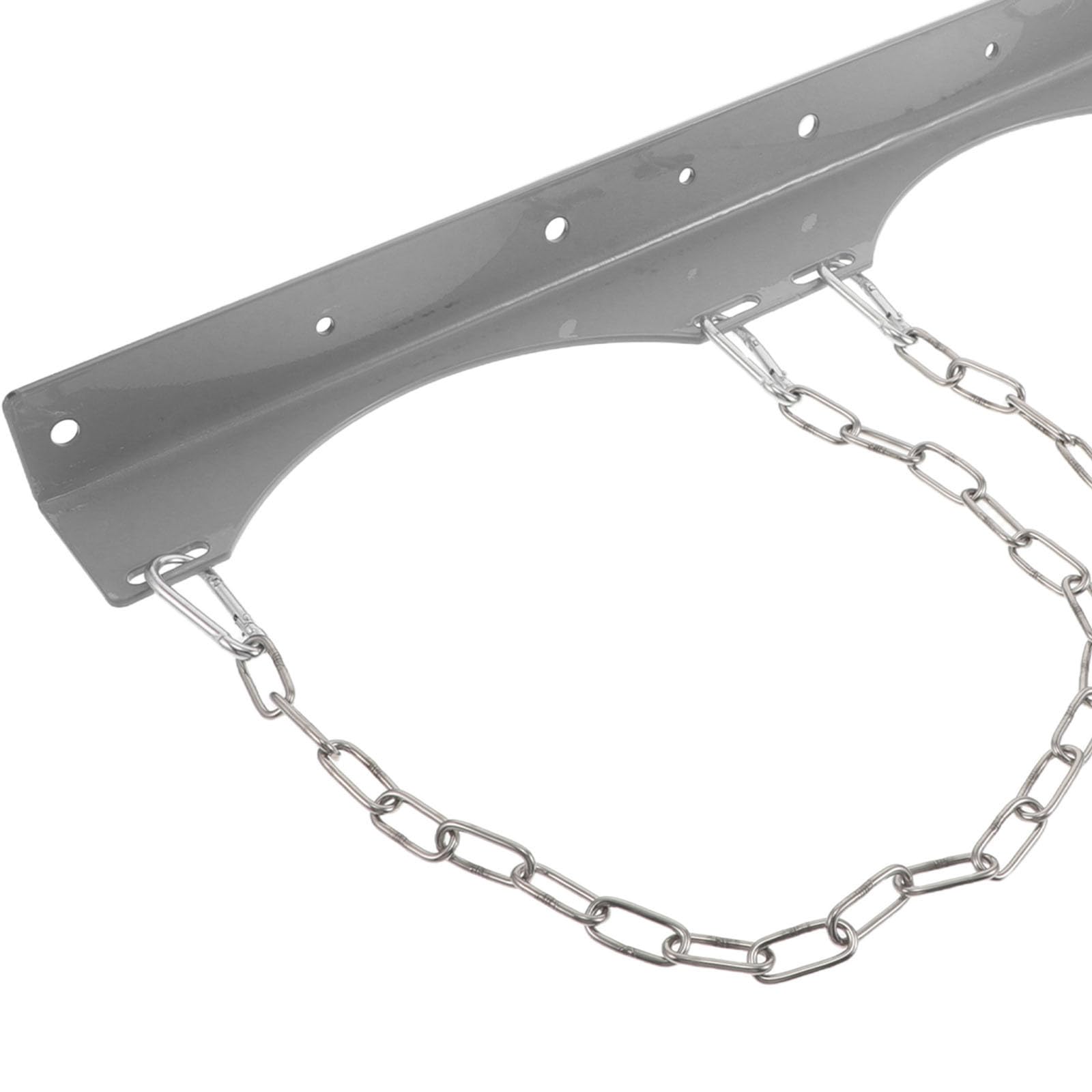 Mipcase Gasflaschenhalter Wandhalterung aus Edelstahl Doppel slot für Gasflasche und Sauerstoffflasche zur Wandmontage für Werkstatt und Industrielle Lagerung