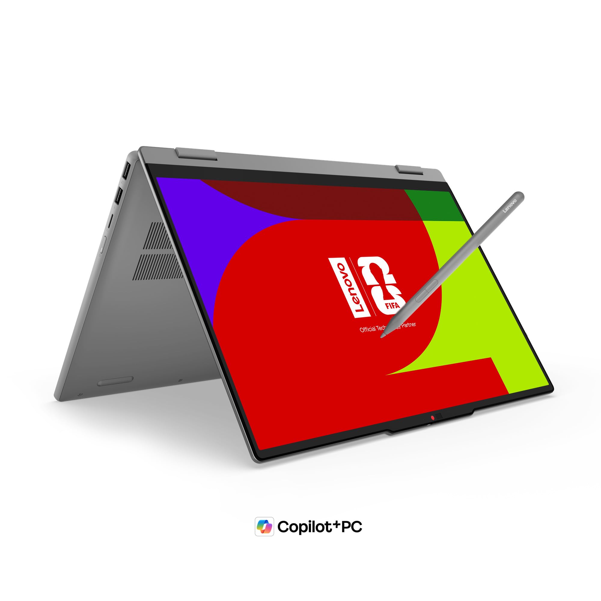 Lenovo IdeaPad 5i 2-in-1 Laptop | Copilot+ PC | 15.3" WUXGA Touch Display | Intel Core Ultra 7 355 | 16GB RAM | 1TBSSD | Integrierte Intel Grafik | Windows 11 | QWERTZ | Grau | 3 Monate Premium Care
