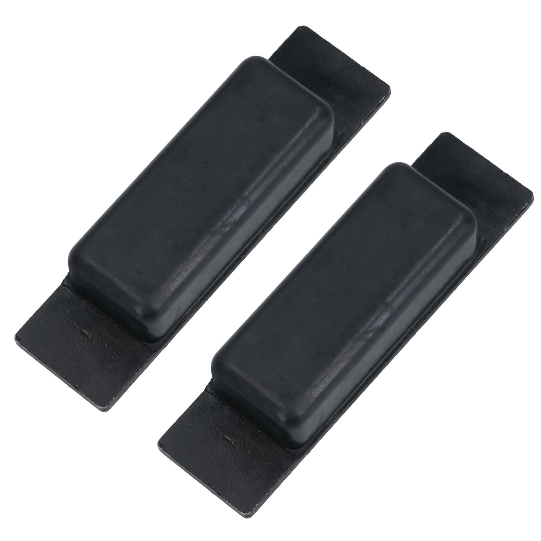 Weld On Rubber Tipper Blocks Landing Pads Buffers for Trailers 150 x 40mm 2pc