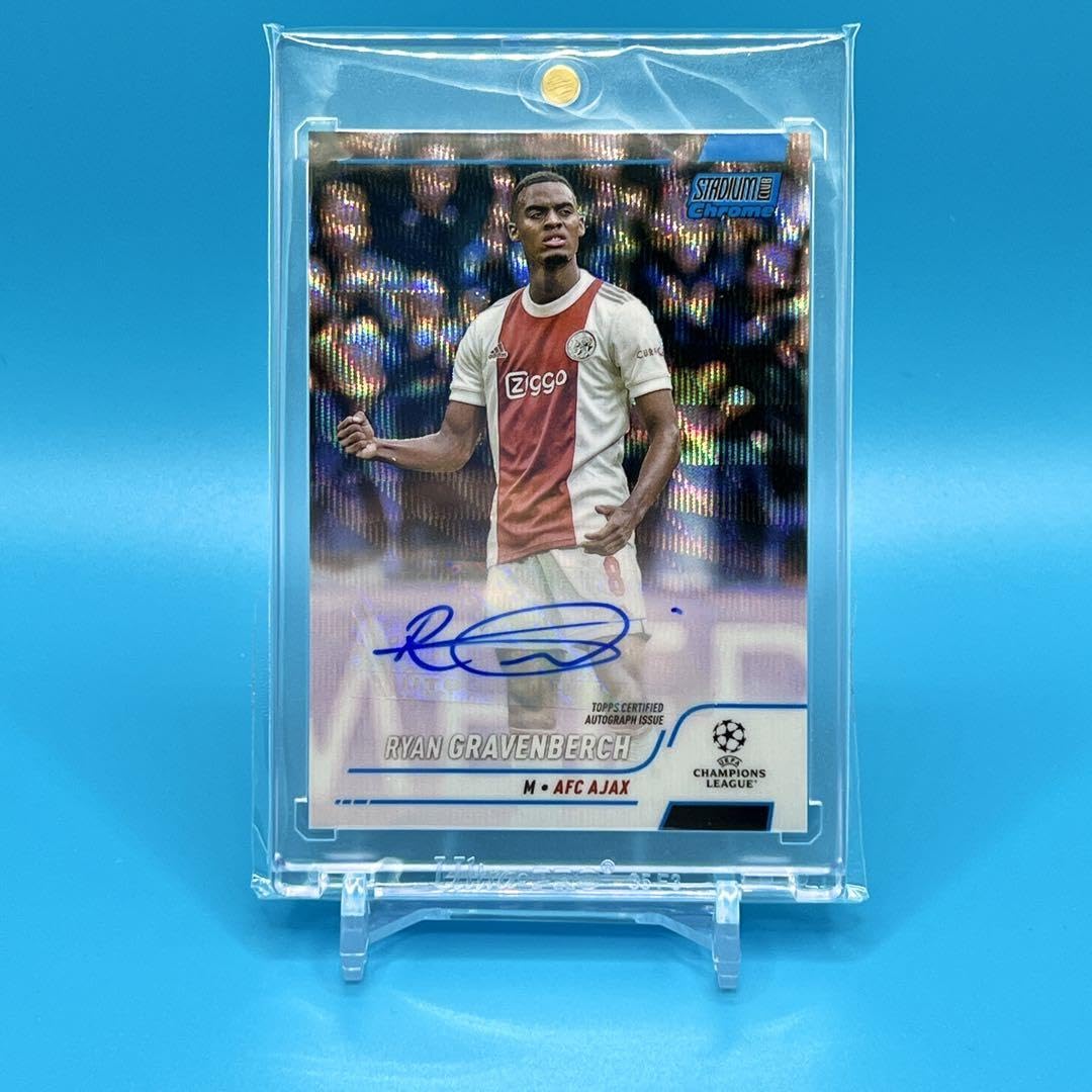 Amazon.co.jp: 世界75枚！Topps Stadium GRAVENBERCH 直筆サインカード 