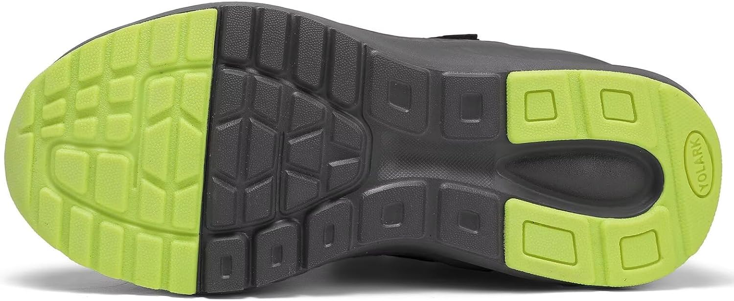 YOLARK Kids Sneakers for Boys Girls Running Tennis Shoes Non-Slip Hiking Walking Shoes Lightweight Breathable Sport Athletic