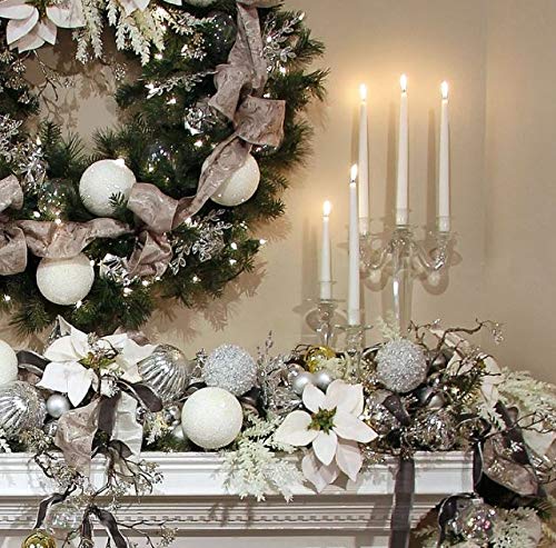 D'Light Online UNKNOWN 12 Inch Taper Candles, Premium Quality Candles Hand-Dipped Tapered Candles, Dripless, Smokeless And Unwrapped Bulk Pack For Events - Set Of 12 thumb #3