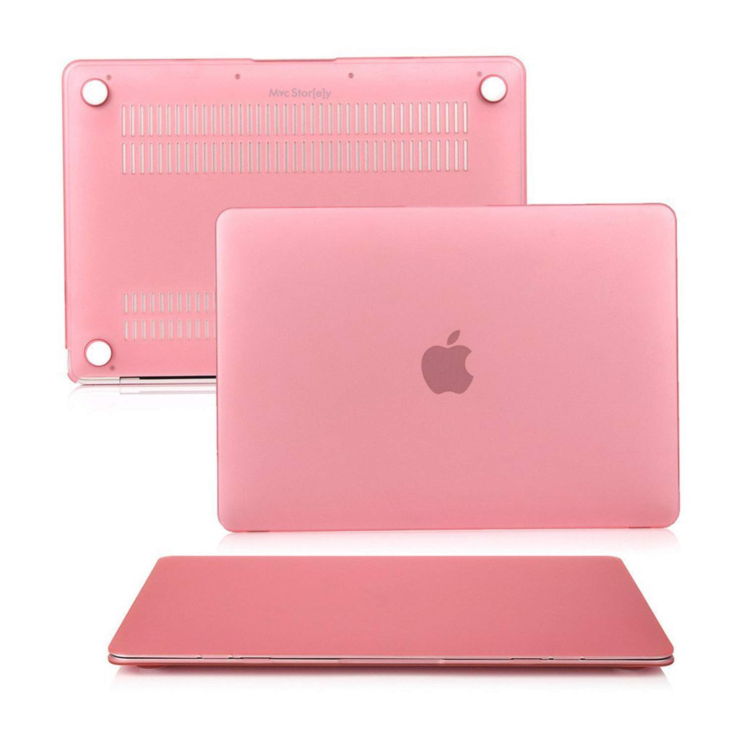 Mcstorey Macbook Air A1369/A1466 13 13.3 Inç Kılıf Kapak Koruyucu Hard Case Ruberized Sert Kapak Mat Görünüm, Açık Pembe