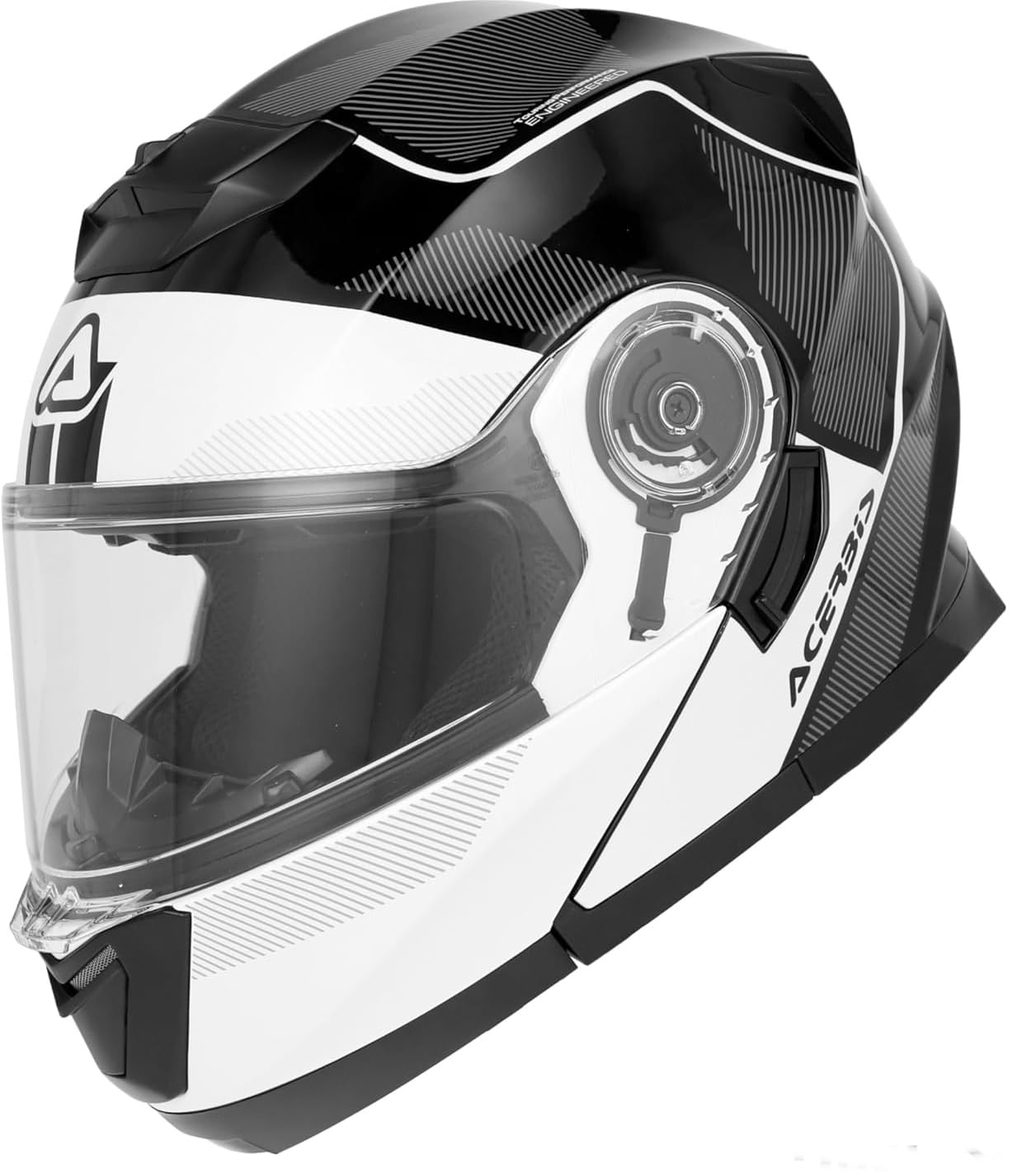 Casco Modular ACERBIS SEREL Blanco y Negro 22-06 (XL 61/62)