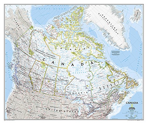 National Geographic: Canada Classic Wall Map - Laminated (38 x 32 inches) (National Geographic Reference Map) National Geographic: Canada Classic Wall Map - Laminated (38 x 32 inches) (National Geographic Reference Map)