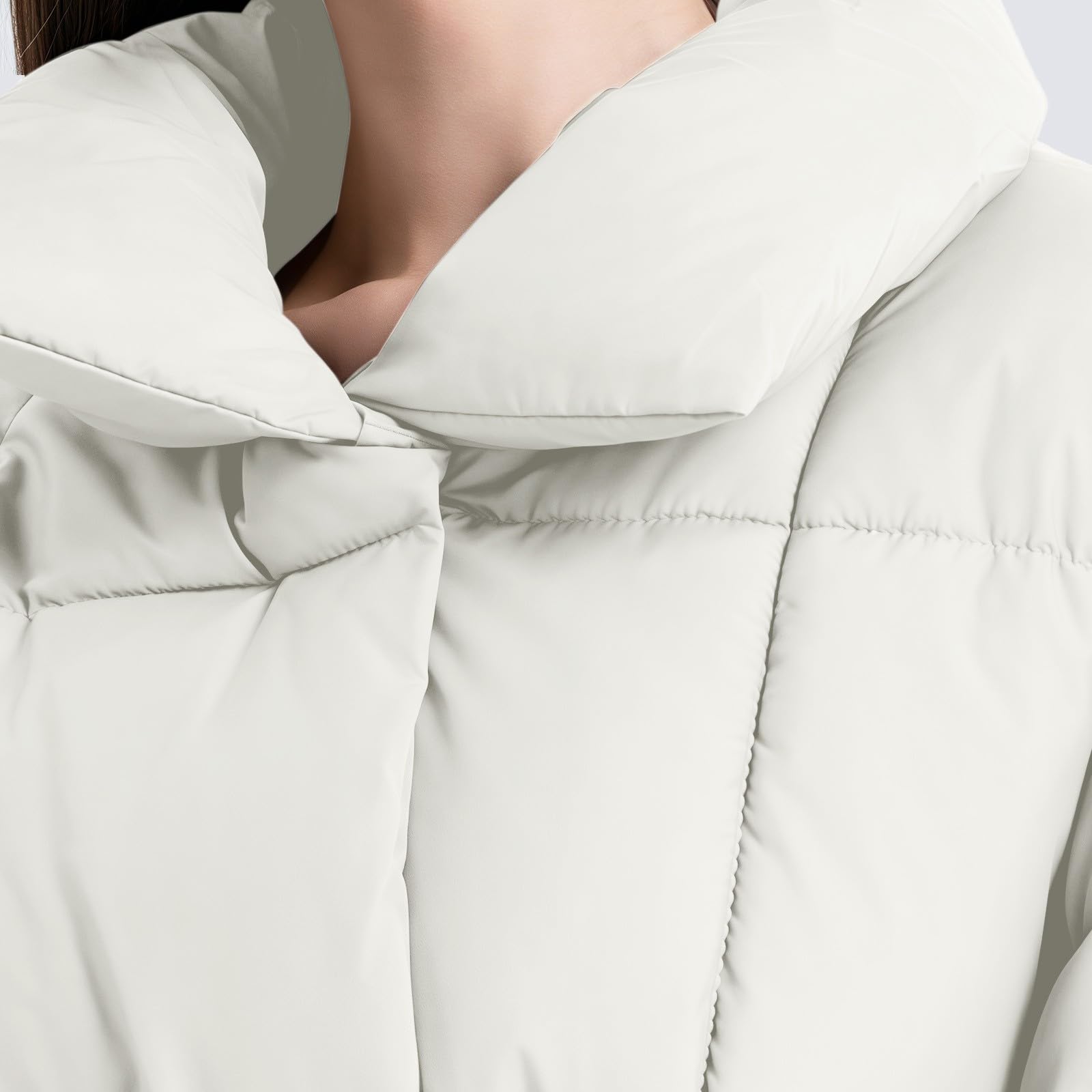 Giacca Casual da Donna, in Cotone Caldo e Spesso, con Vita Media, Europea e Americana, Piumino Giacca Basket