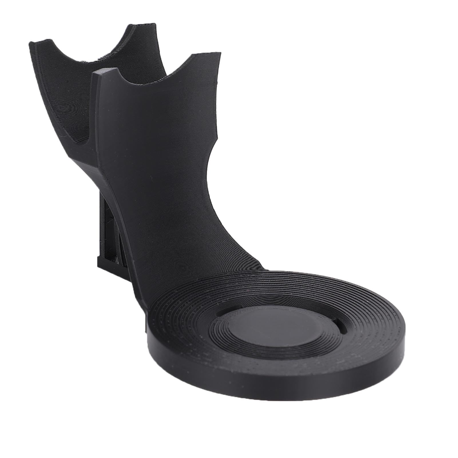 Yinhing Black Safety Razors Stand, Supporto per la Spazzola Barba, Supporto per Utensili Barba PLA, Accessorio per Rasatura, Fondo Ponderato per stabilità Extra