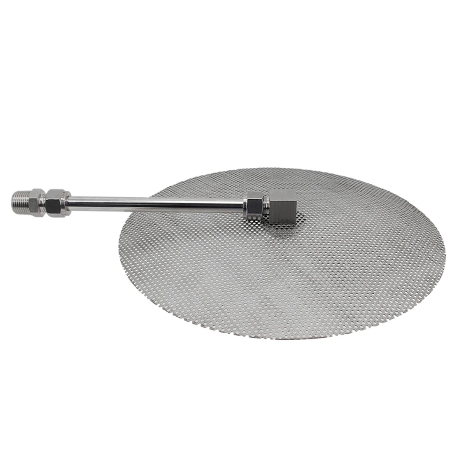 Maison et Brassage Kit d'adaptateur de Tube SS304 à Faux Fond et 1/2" OD for cuve de Brassage Tout Grain en Acier Inoxydable 9"/10"/11"/12" de qualité Alimentaire bombée Haute température Accessoires