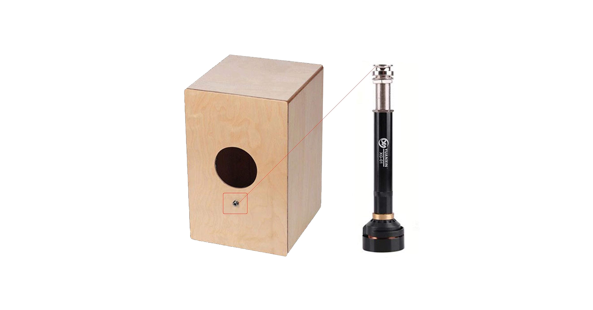 ARCO percussion カホン　マイク　cajon pick up PU-4CC ＜ Arco percussion
