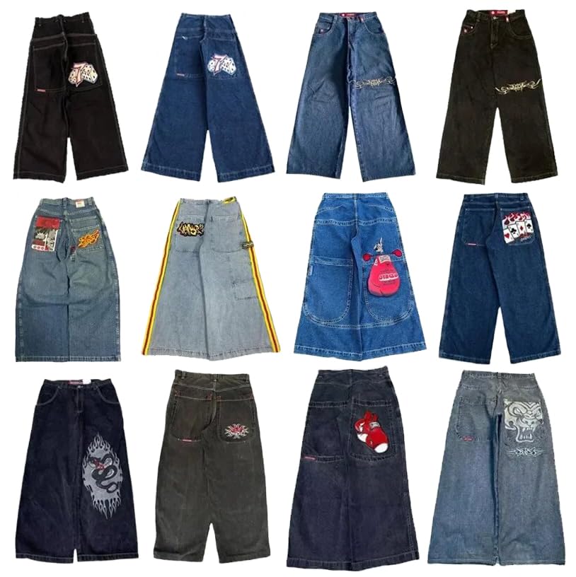 Fashion Trends Jeans – Unisex Loose Fit Jean, Straight Leg Streetwear3