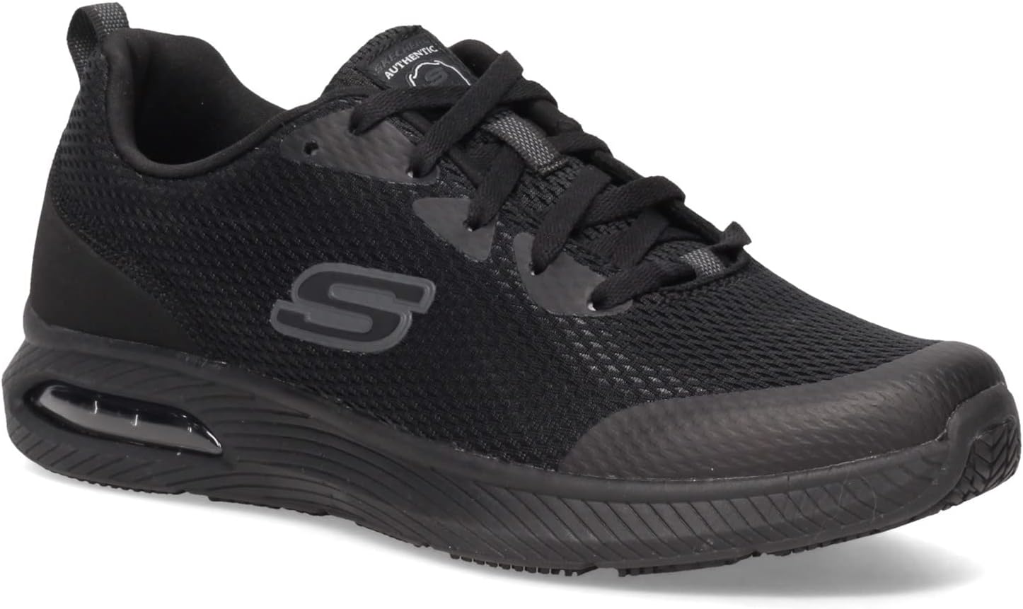 Skechers Work Relaxed Fit Dyna-Air SR Slip Resistant Mens Sneakers Black 9