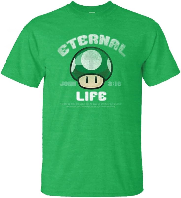 Gardenfire Men's Eternal Life Classic Tee, X-Large, Green