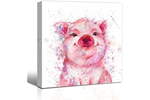 Painted Pig Canvas Art to Adorn Your Abode with Whimsy