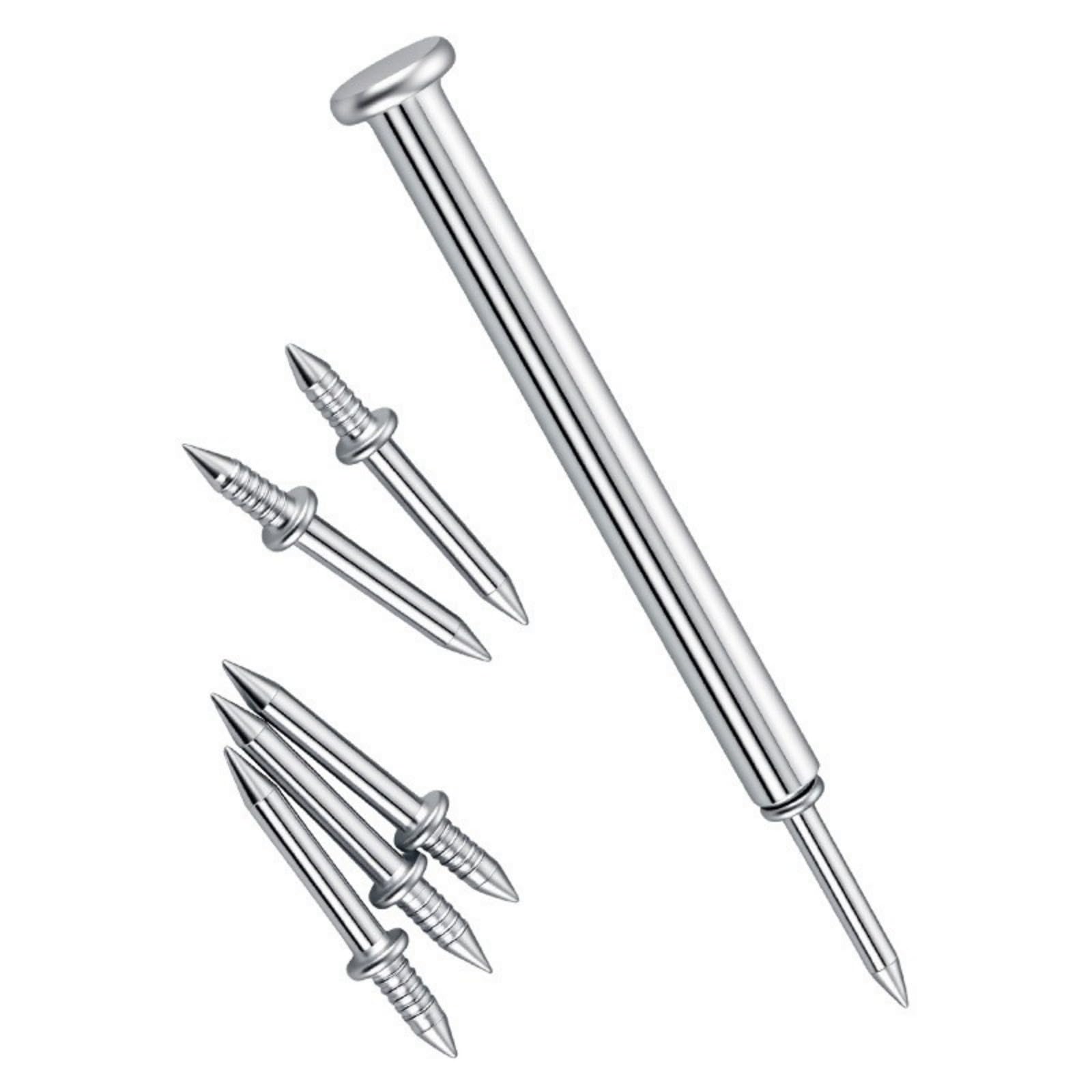 Professional Coated Concealed Fixing Nails Strong Construction Invisible Nails for Baseboards & Wood Joint Damage Easy Mounting