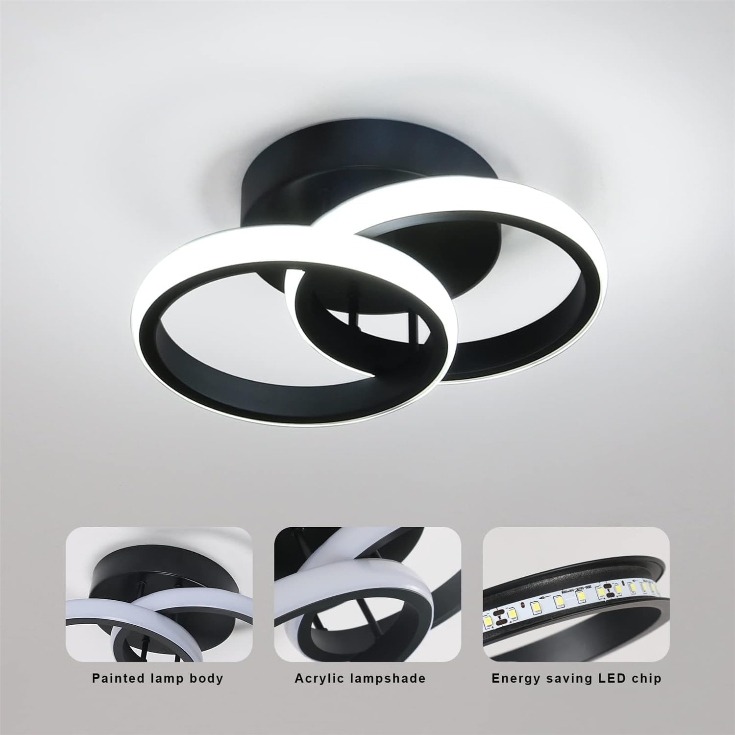 PYU LED Ceiling Light - Dimmable & Color Temp -3 PYU LED Ceiling Light - Dimmable & Color Temp -3