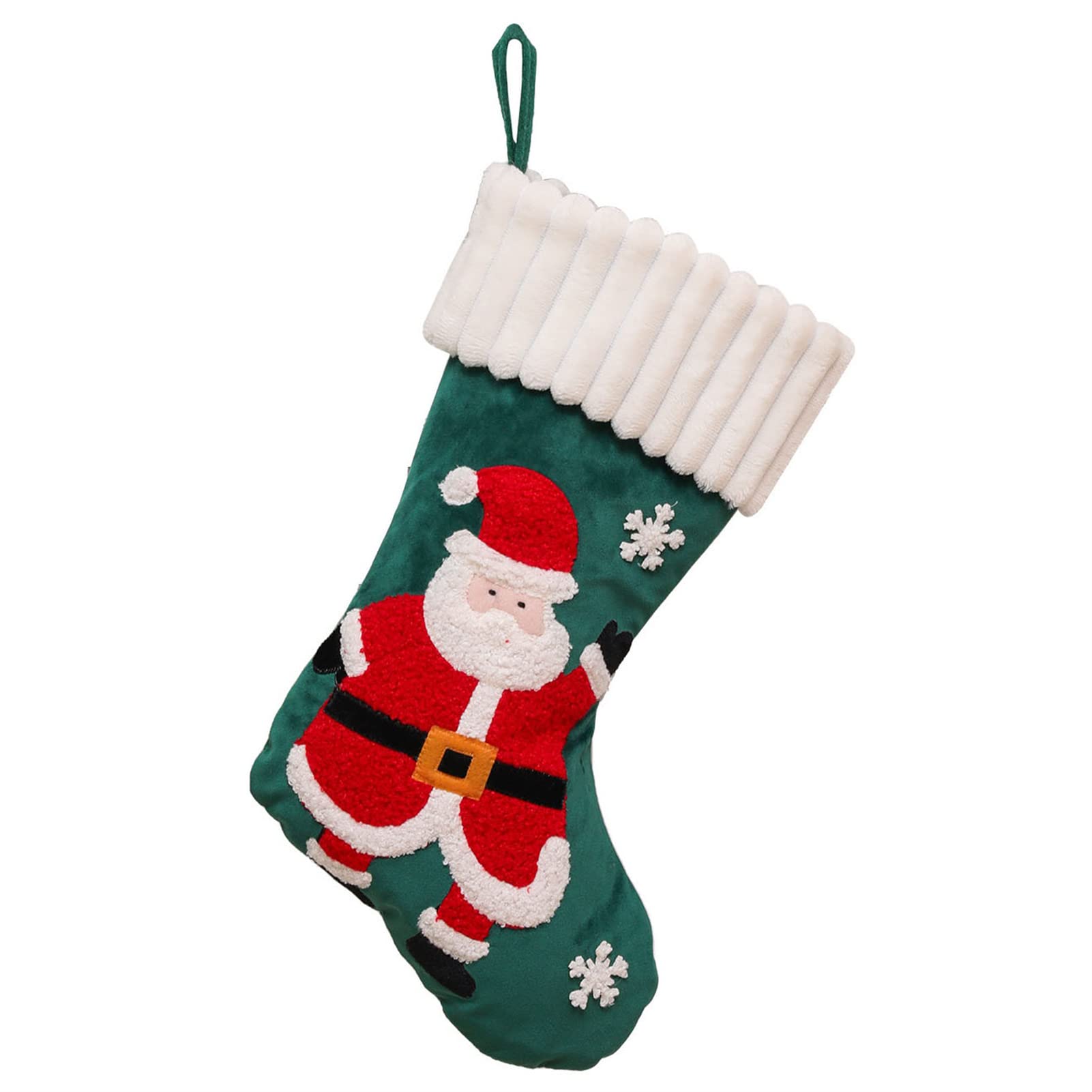 Amazon.co.jp: Echana 可愛い クリスマス 刺繍入り 靴下