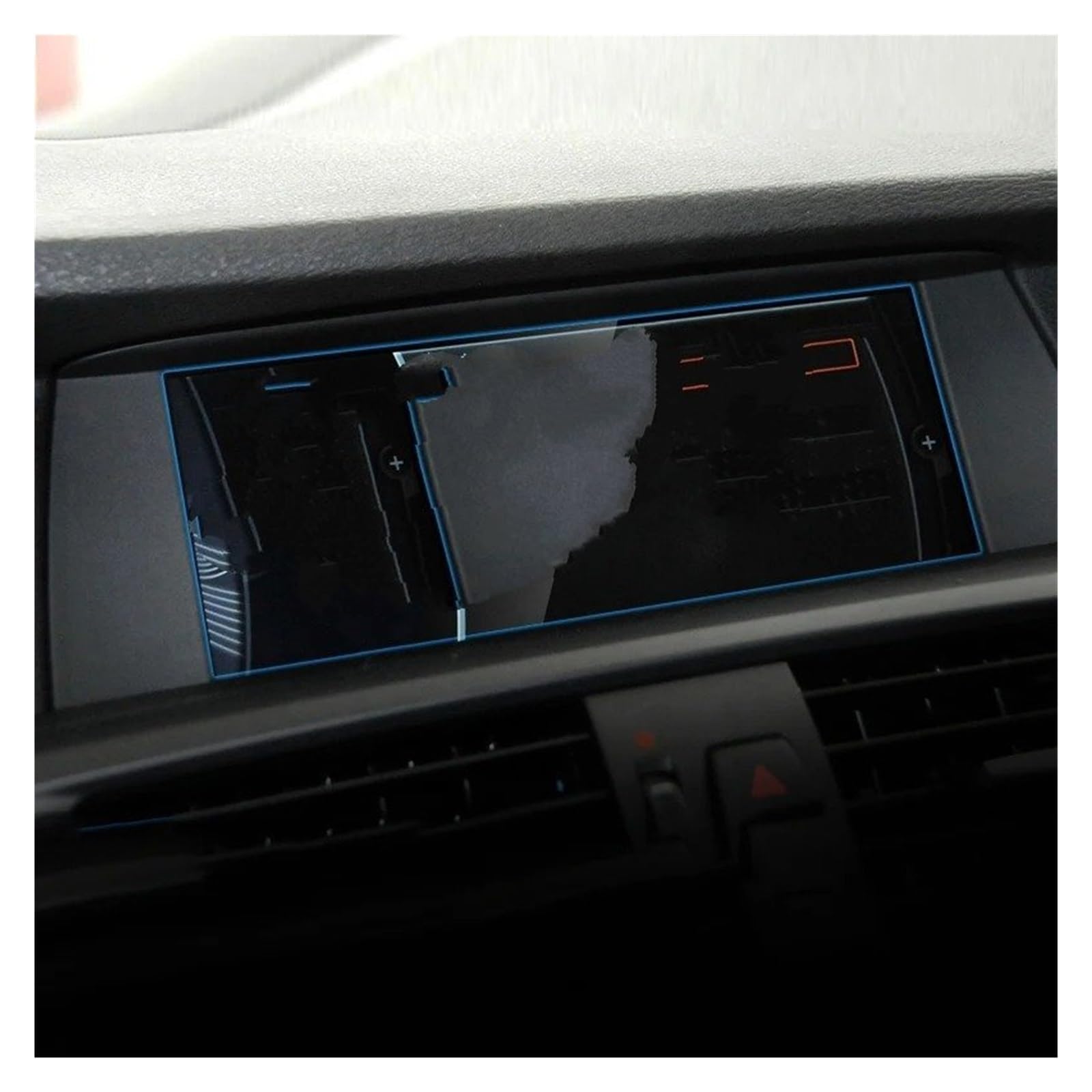 Tempered Schutzfolie Für 5er F07 F10 F11 F18 Auto-GPS-Navigations-Displayschutzfolie LCD-Touchdisplay-Zubehör 2010-2016(8.8inch 209x79mm)
