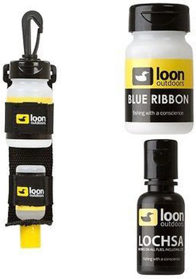 Loon OutdoorsCombo Pack - Floatant and Desicant with a Kingfisher Combo Holder