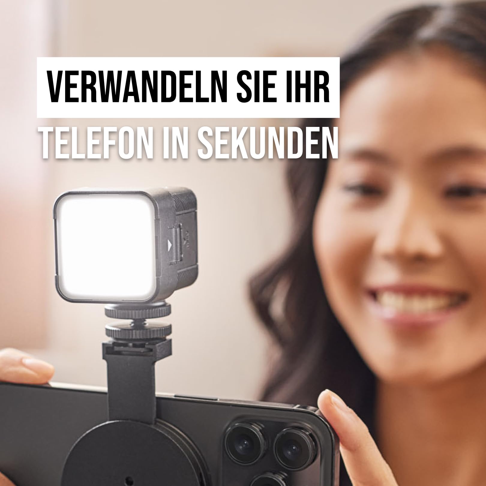 RØDE Magnetische Halterung für Smartphone-Zubehör mit Cold Shoe-Schlitzen und einem 1/4-Zoll-Gewinde (MagSafe-kompatibel)
