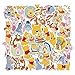 50Pcs Pooh Bear Sticker for Kids, Cute Cartoon Waterproof Vinyl Stickers for Adult Teen Girl Student Water Bottle Laptop Phone Computer Guitar Notebook Skateboard Travel Case Scrapbook Helmet