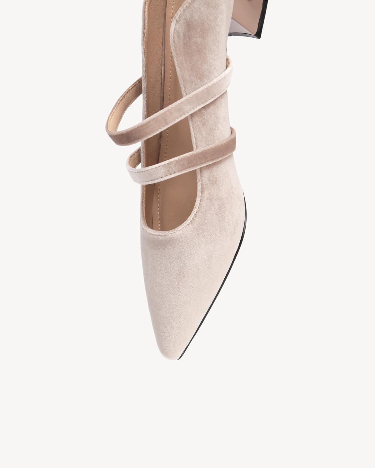 NEWBELLA Women's Pointed Toe Mules - Chunky Heel Slide Sandals for Women, Comfortable Commute Shoes, Open Back Summer Slippers, Casual Dressy Loafers - Image 2